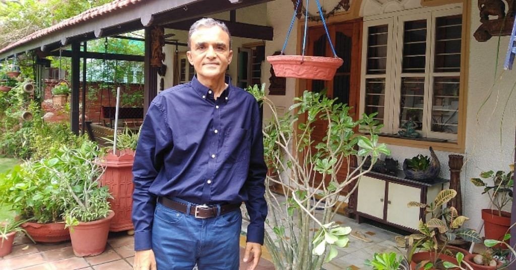 Jagat Kinkhabwala in his home