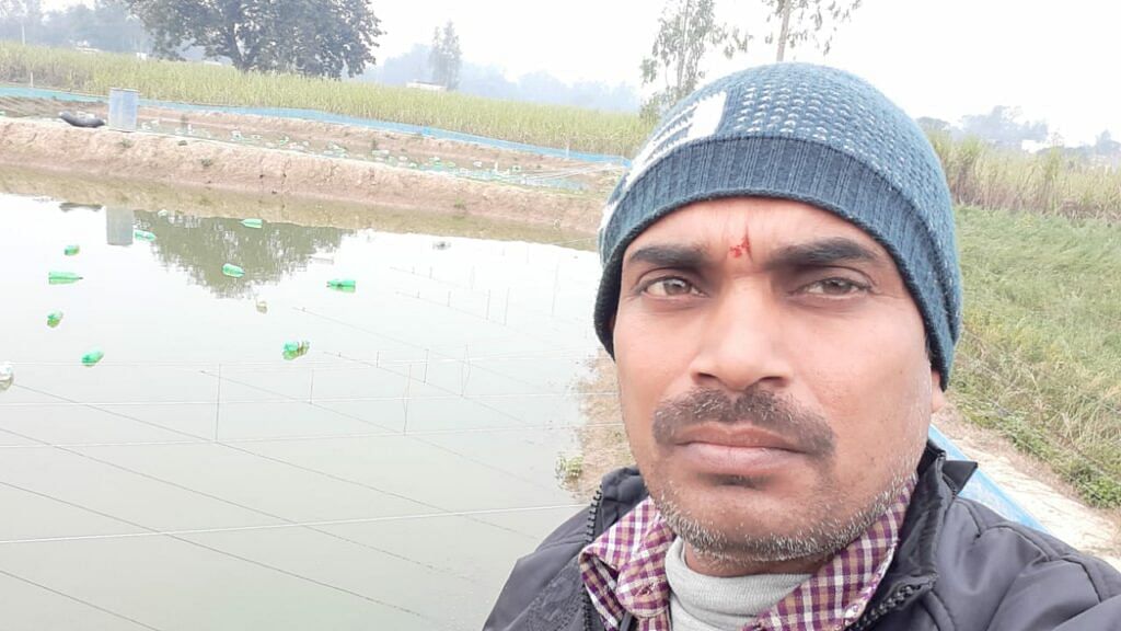Vijendra Showing his Farm