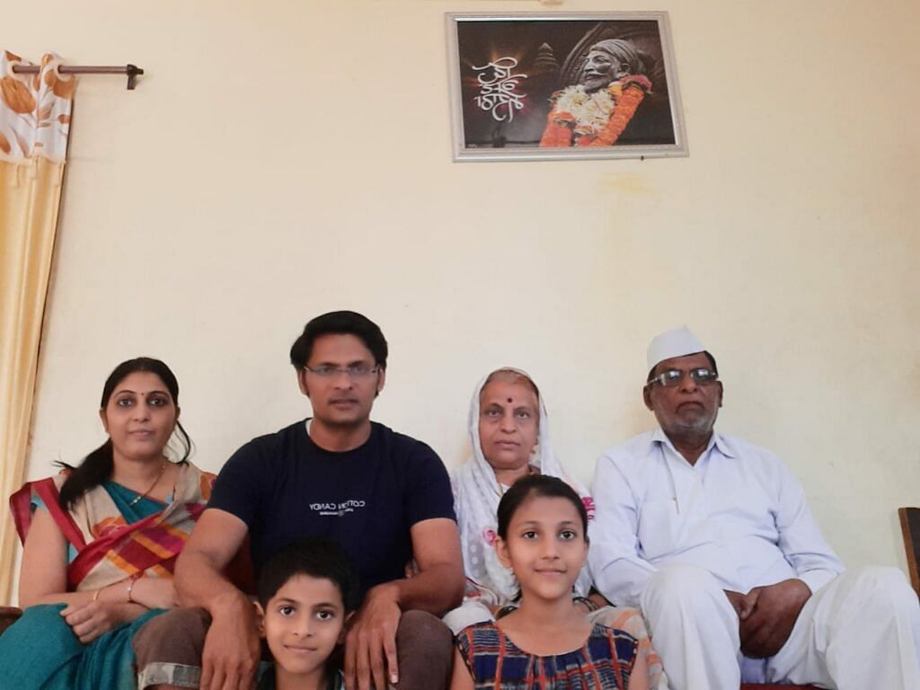 Datta Ram With Family