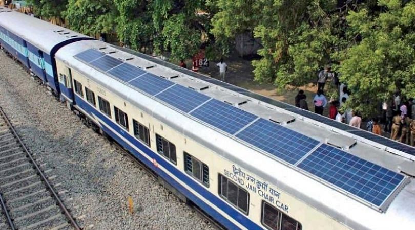 Solar Panel on Railway Coach