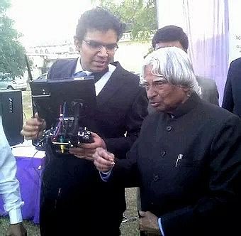 Milind with Kalam