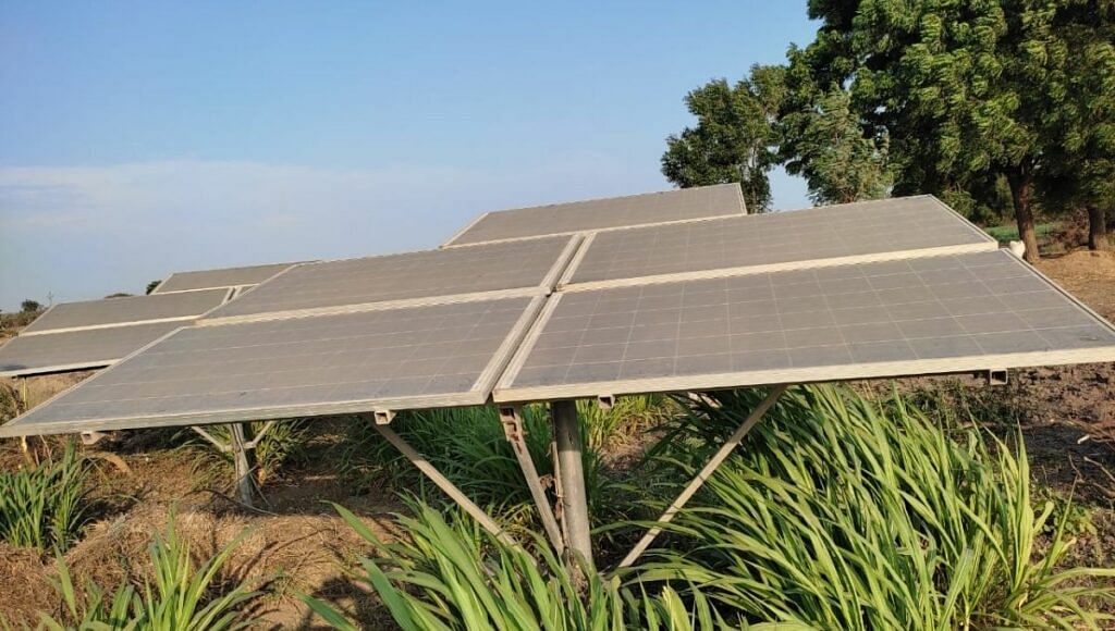Solar Panel in Farm